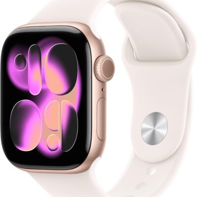 Apple Watch Series 11 GPS 42mm Smartwatch with Rose Gold Aluminium