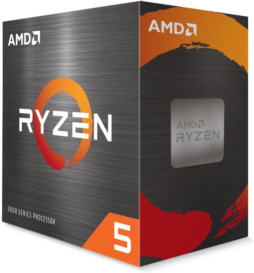 AMD Ryzen 5 5600 with Wraith Stealth Fan - (Socket AM4/6 Cores -12 Threads/Min Frequency 3.5GHZ