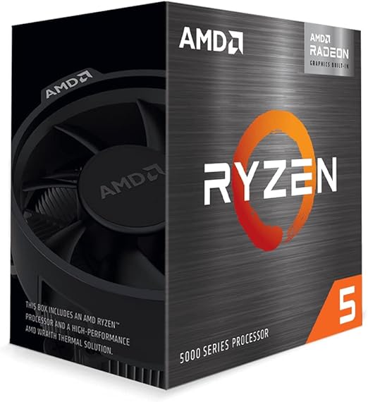 AMD Ryzensets 5 5600G processor (integrated Radeon Graphics, 6 Cores /12 Threads, 65W DTP, AM4 Socket