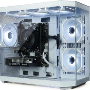 ionz Gaming PC - AMD Ryzen 5 5500, Nvidia RTX 3050, 16GB RAM | 1TB NVMe SSD, Windows 11, 500W 80+ PSU, WiFi, (Apex, White)