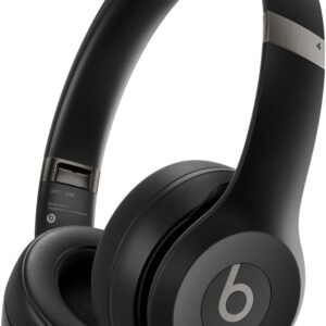 Beats Solo 4 – Wireless Bluetooth On-Ear Headphones, Apple & Android Compatible, Up to 50 hours of Battery Life - Matte Black